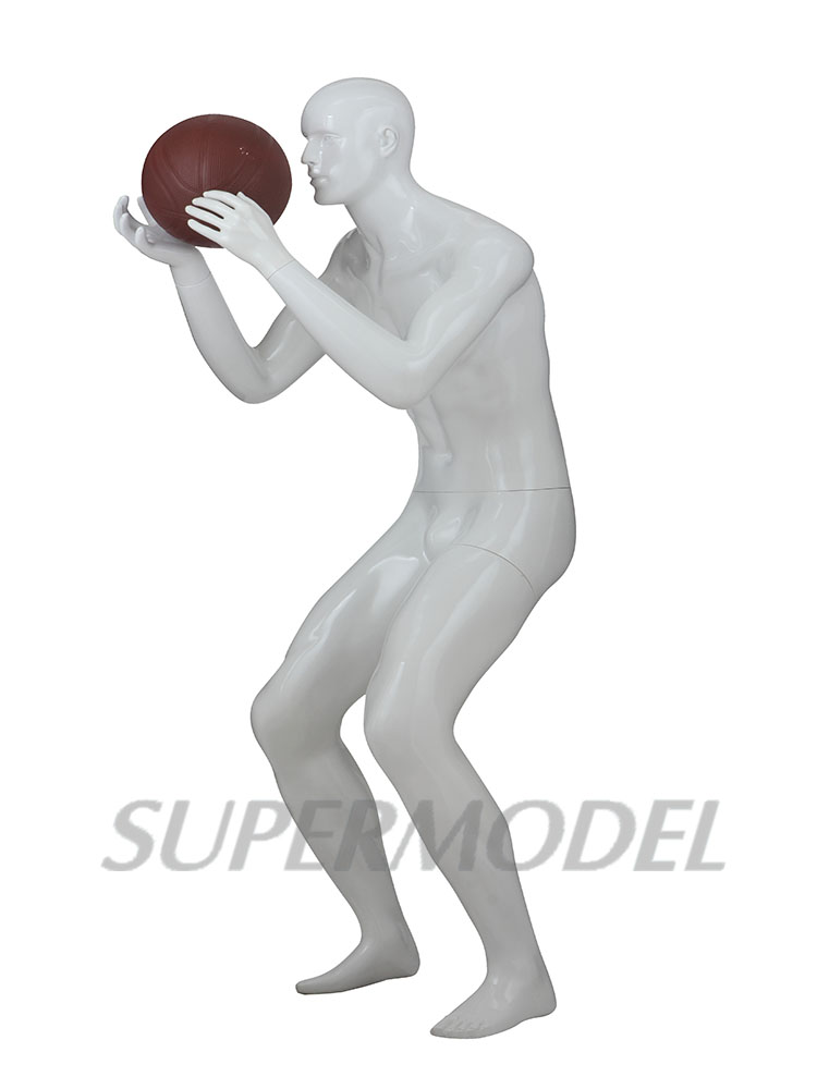 Basketball sports mannequins fiberglass material